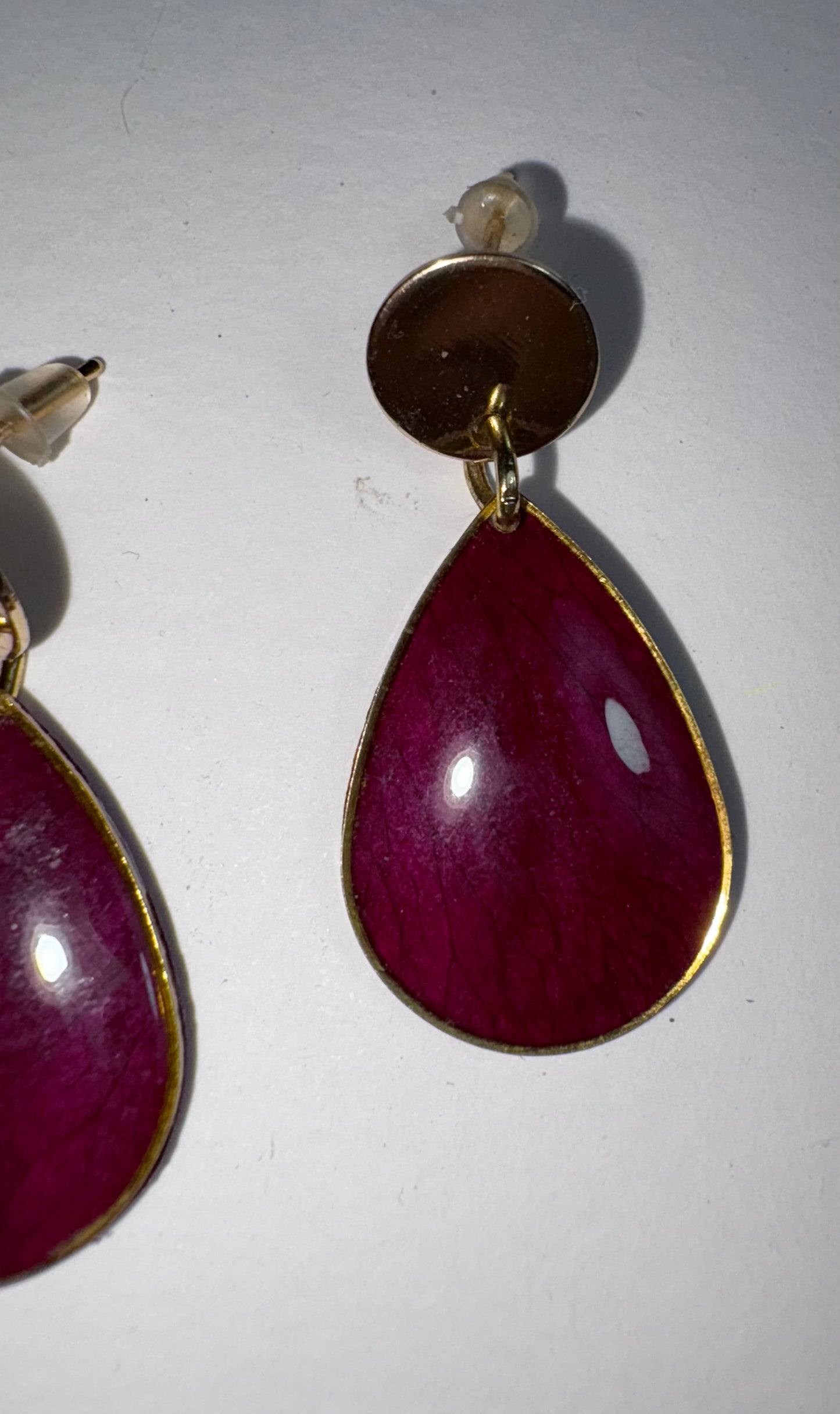 Orecchini “Petalo di Rosa Rossa”