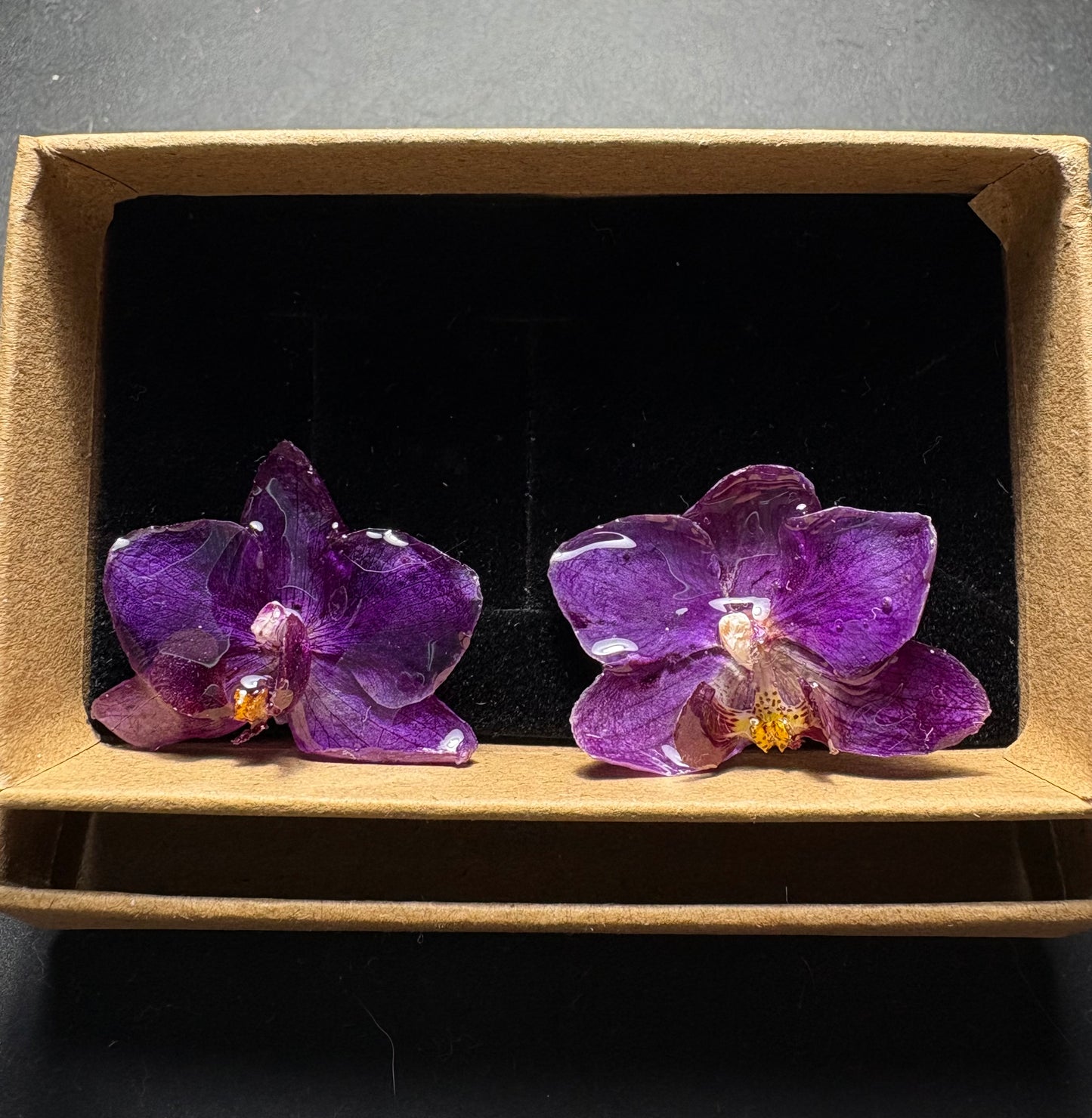 Orecchini Orchidea Mini Violet