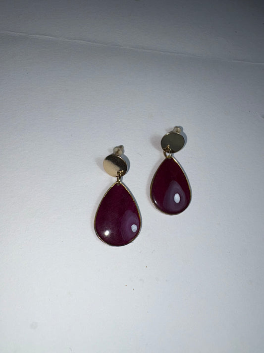 Orecchini “Petalo di Rosa Rossa”