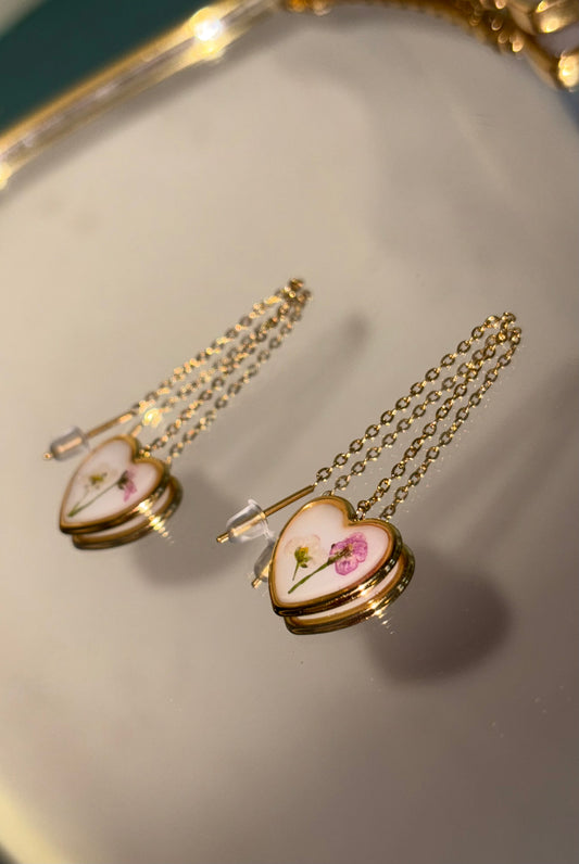 Orecchini “Cuore pendente”