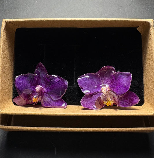 Orecchini Orchidea Mini Violet