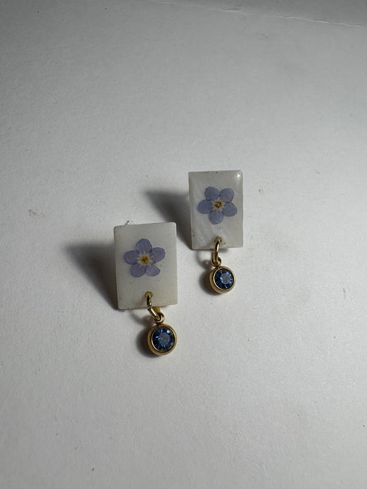 Orecchini MadrePerla “Myosotis”