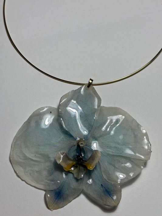 Collana Orchidea Azzurra✨