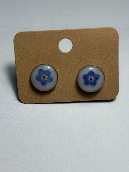 Orecchini “Bottoni Myosotis”
