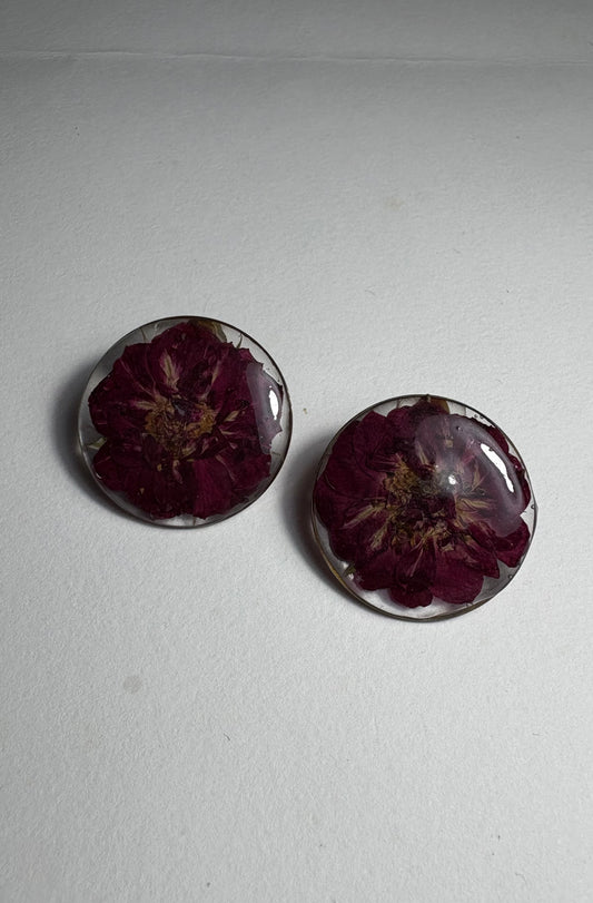 Orecchini “Bocciolo Rosa Rossa”
