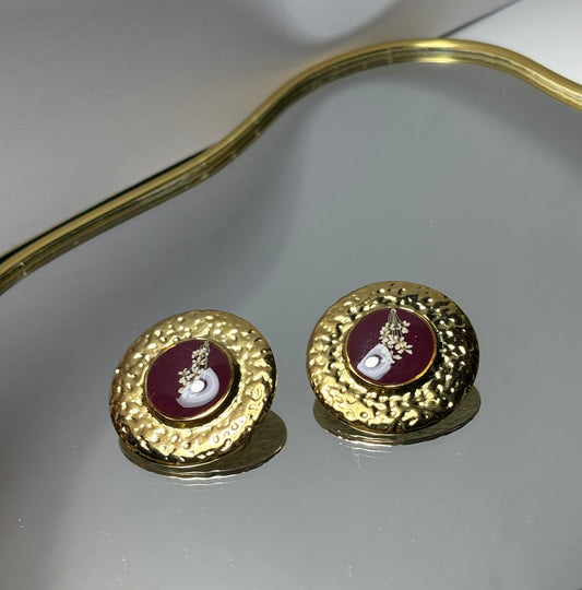 Orecchini “Bordeaux”